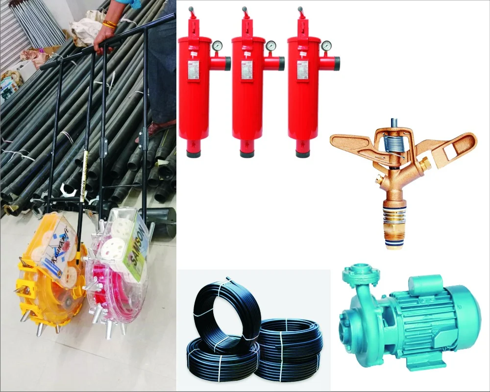 Irrigation products - sprinklers, pipes, filters, pumps